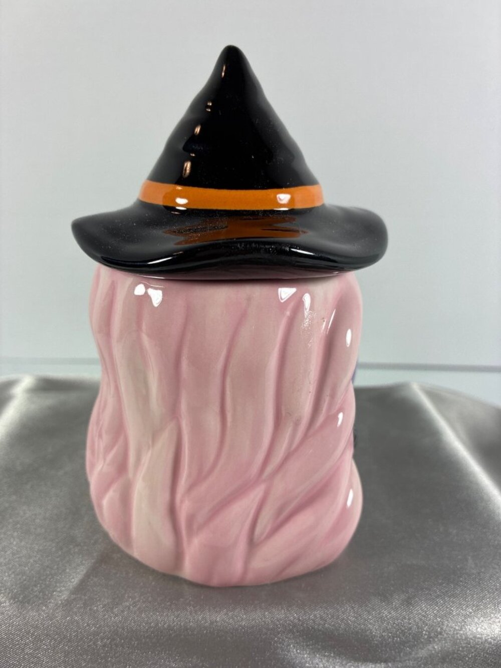 Hyde & EEK! Witch Lidded Mug Tea Cup Halloween Purple Face Hat Target New NOS - Picture 5 of 16